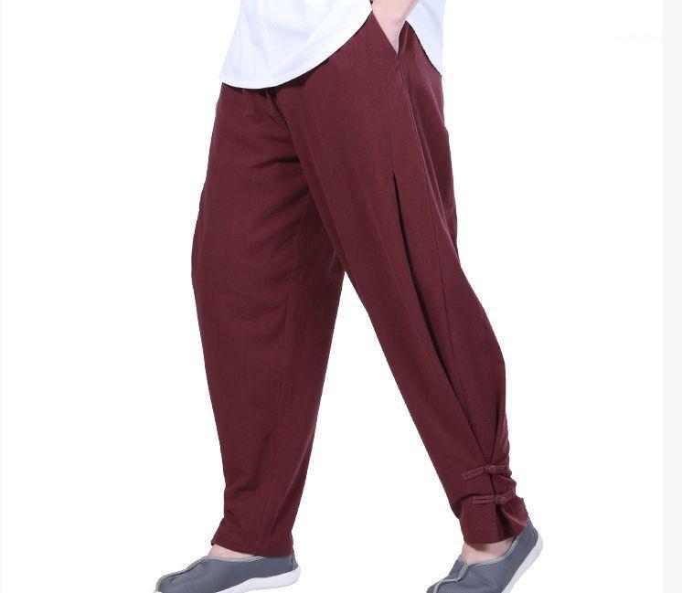

Unisex Summer&Spring Cotton black/gray/red buddhist zen shaolin monk pants martial arts bloomers lay meditation trousers1