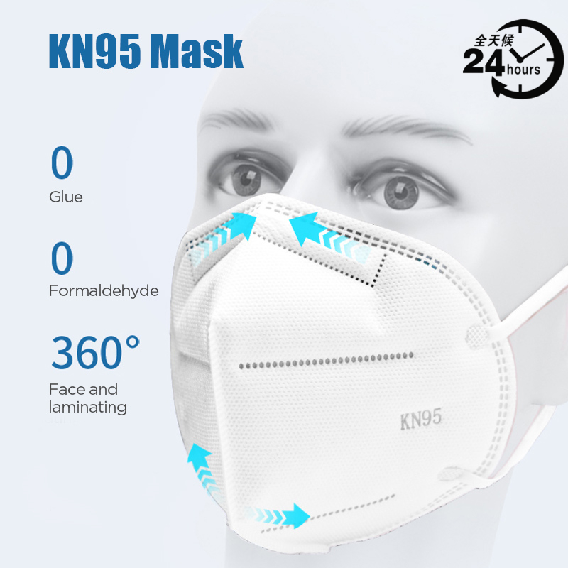 

50pcs Disposable Face Meltblown kn95 Face Mask 5 Layer Reusable Particulate Non-woven Outdoor Mask In Stock Free Shipping CONFORMITE EUROPEE