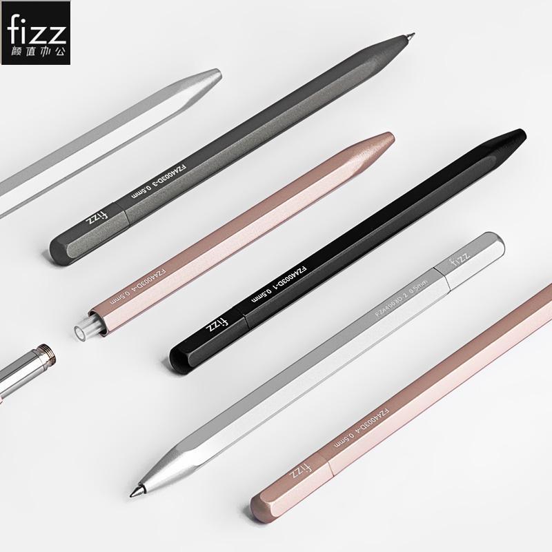 

Fizz Metal Sign 0.5MM Black Ink Gel Pen For Meeting Writing Diamond For School Office Exam Stationery