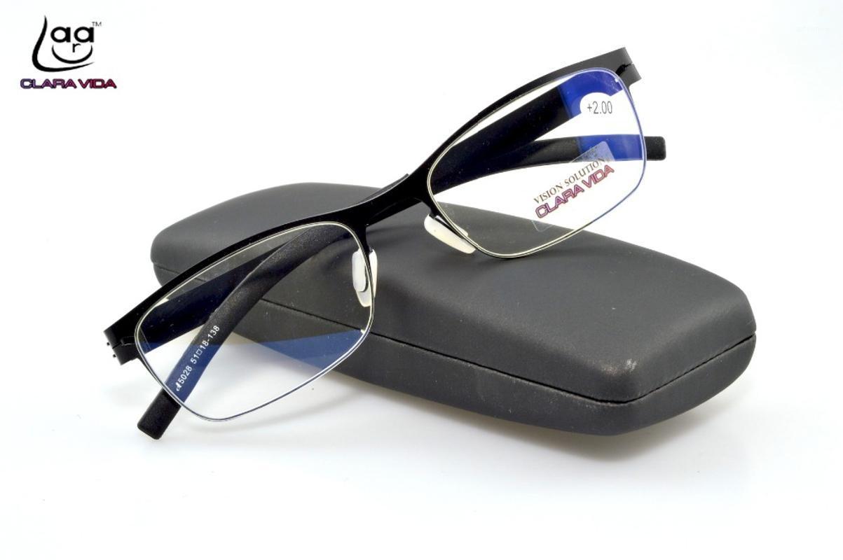 

=CLARA VIDA=SOLDERLESS SPECIAL HINGE ANTI BLUE RAY EYE PROTECTION HINGELESS NEW DESIGN READING GLASSES +1 +1.5 +2 +2.5 +3 +3.5+41