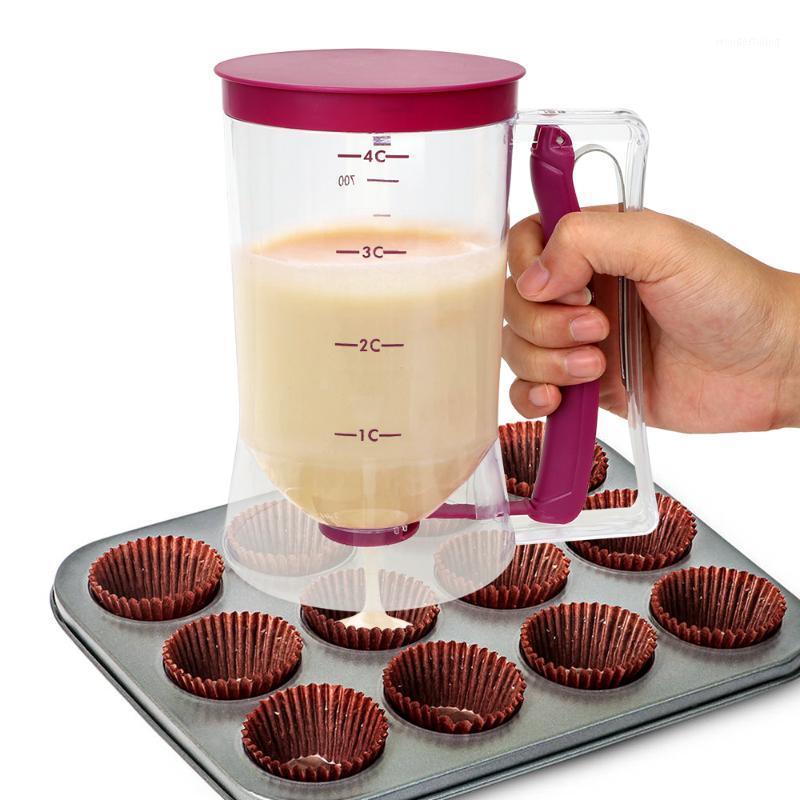 

Delidge Cream Speratator Batter Flour Paste Dispenser Baking Tools For Cupcakes Pancakes Cookie Cake Muffins 900ml Measuring Cup1