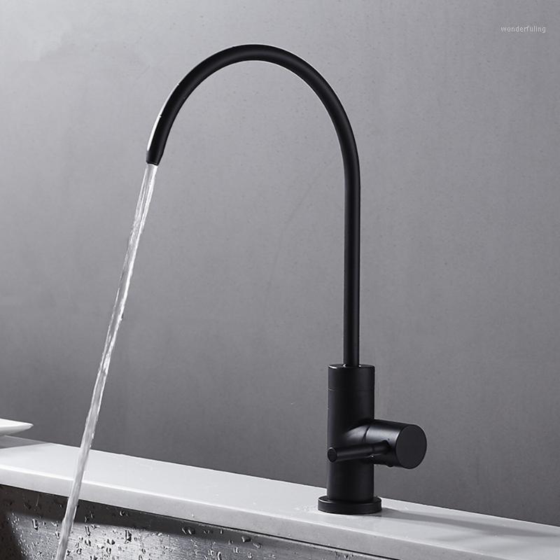 

Matte Black stainless steel Drinking Tap RO Lead Free Beverage Faucet Drinking Water Filtration System 1/4-Inch Tube1