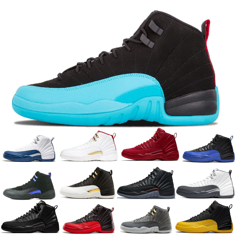 

2022 Man Basketball shoes 12s black purple Bulls Dark grey FIBA Flu Game french blue Michigan the master Twist Utility wings Winterized nice