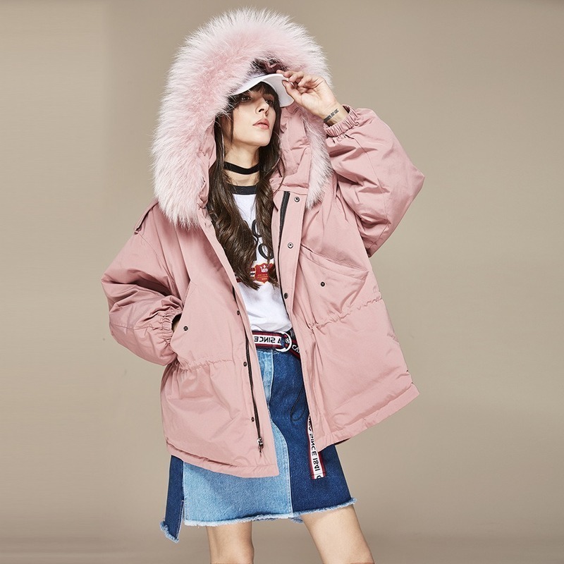 

Size White Duck Large Korean Female Winter Coat Down Jacket 870602 Y1326 Lbfi, Dark blue