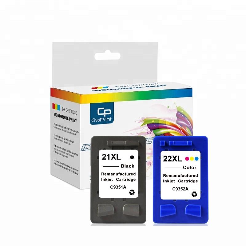 

Civoprint compatible for 21 22 for 21 22 Ink cartridge Deskjet F2180 F2200 F2280 F4180 F300 F380 380 D2300 printer