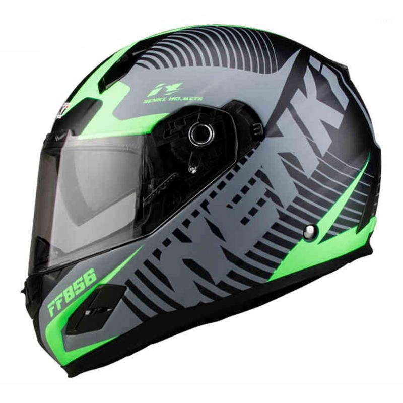 

NENKI Motorcycle Helmet Touring Helmet Fiberglass Shell Street Moto Motorbike Racing Riding Full Face DOT Certification1, Italy