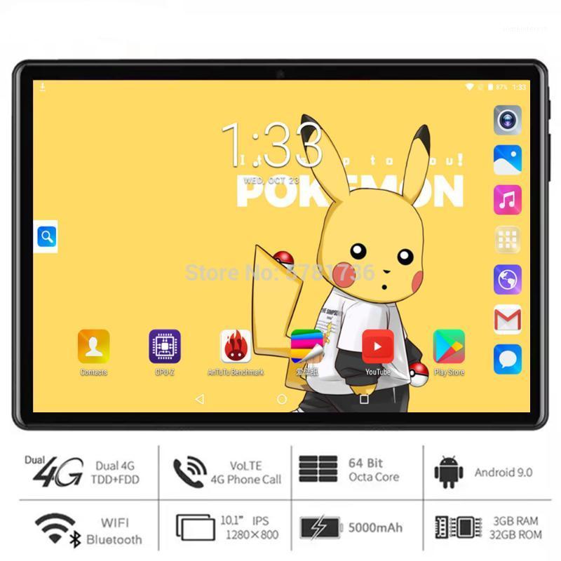 

2020 New 10 inch Octa Core tablet Andriod 9.0 OS 4G LTE Phone Call 1280*800 IPS Screen 3GB RAM 32GB ROM Type-C 5G Wifi GPS1, Black