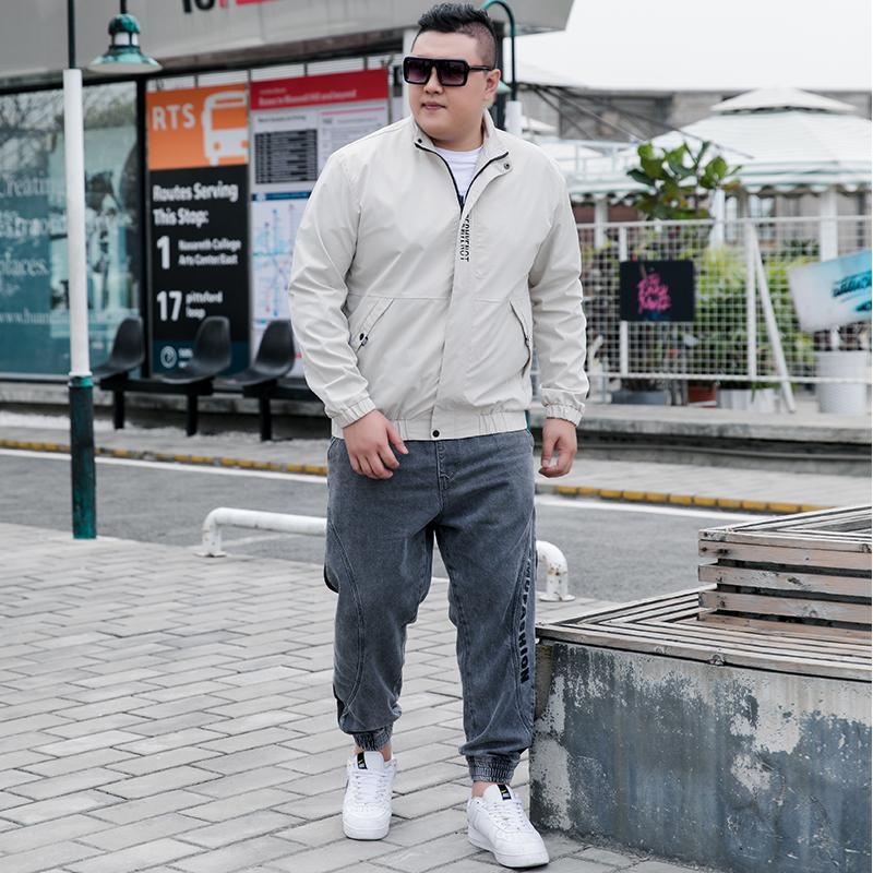 

Autumn Winter Two Piece Jacket Jeans Tracksuit Sets Men Sportwear Hip Hop Oversized Male Sporting Jogger Outfits Suits Plus Size, Black 1 set