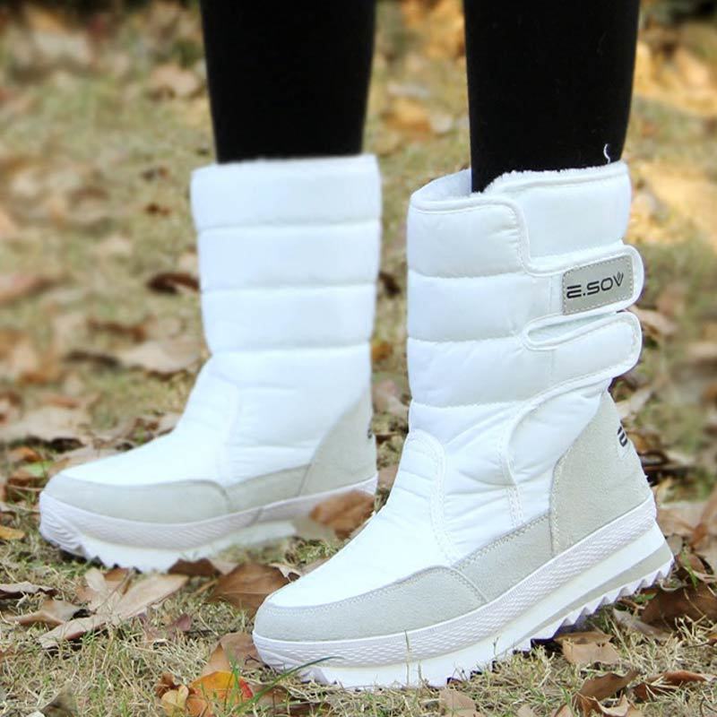 

Winter women's fashion girls ankle snow boots Lady sanders thick-soled leather, Purple