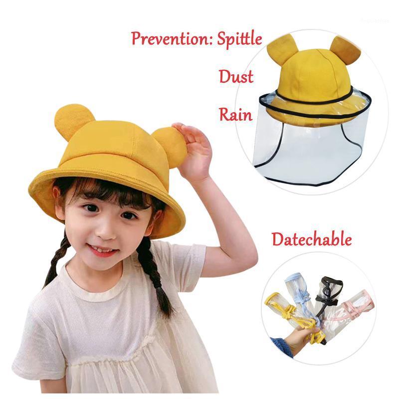 

LONSANT cute animal sharp Anti-spitting Protective Toddler baby kids Beach Hat Dustproof Cover Kids Boys Girls Fisherman Cap Hat1, Black