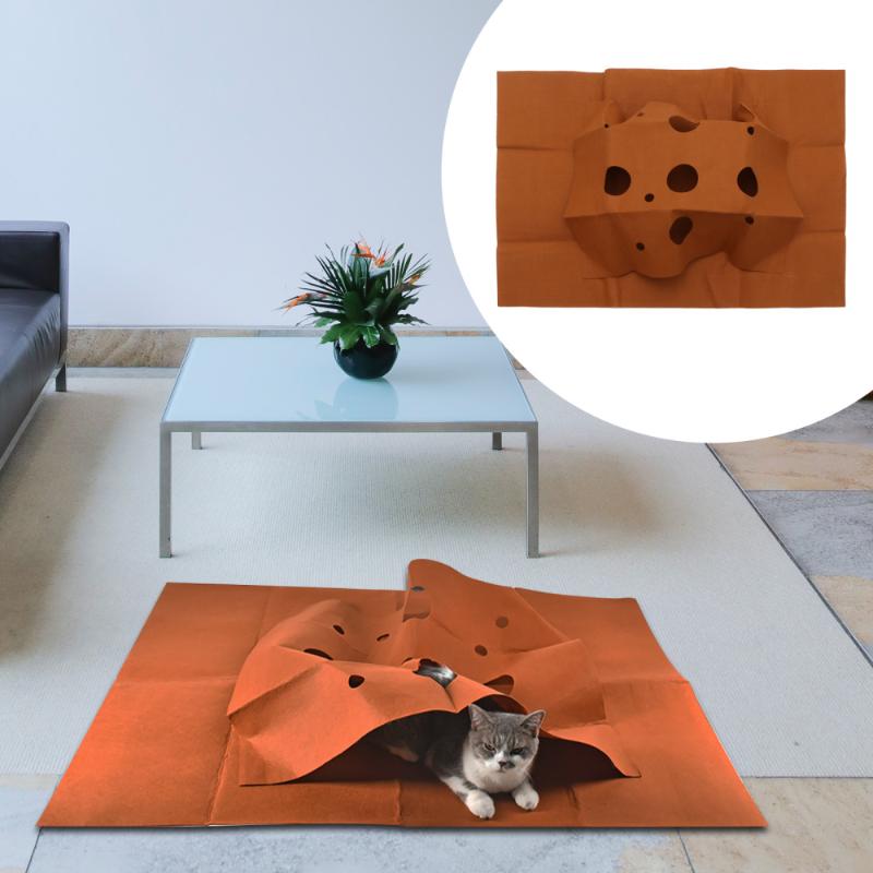 

1Pc Cat Scratching Mat Carpet Felt Cloth Pet Play Mat Kitten Bite Blanket