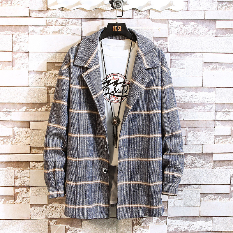 

2021 Fashion Spring Autumn New Casual Plaid Jacket Men's Japanese Streetwear Designer Clothes Plus Oversize 5xl 25y7, J6017 3