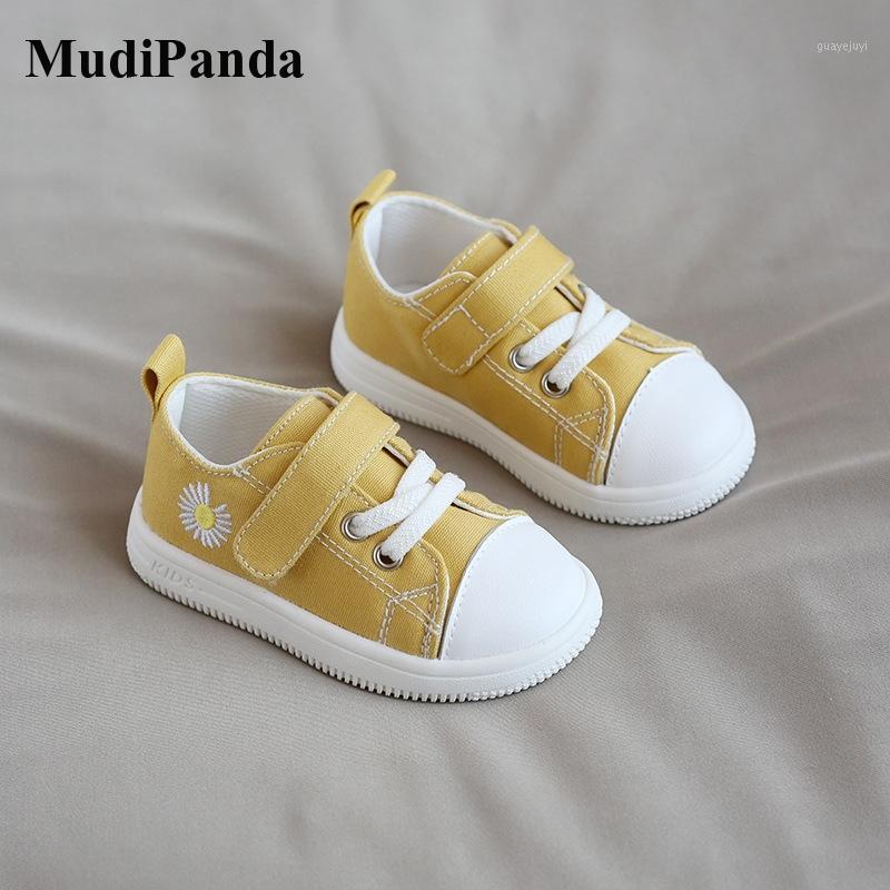 

MudiPanda Baby Canvas Sneakers For Girls 2020 Autumn New 1-3 Years Old Boys Toddler Shoes Non-Slip First Walkers1, Black