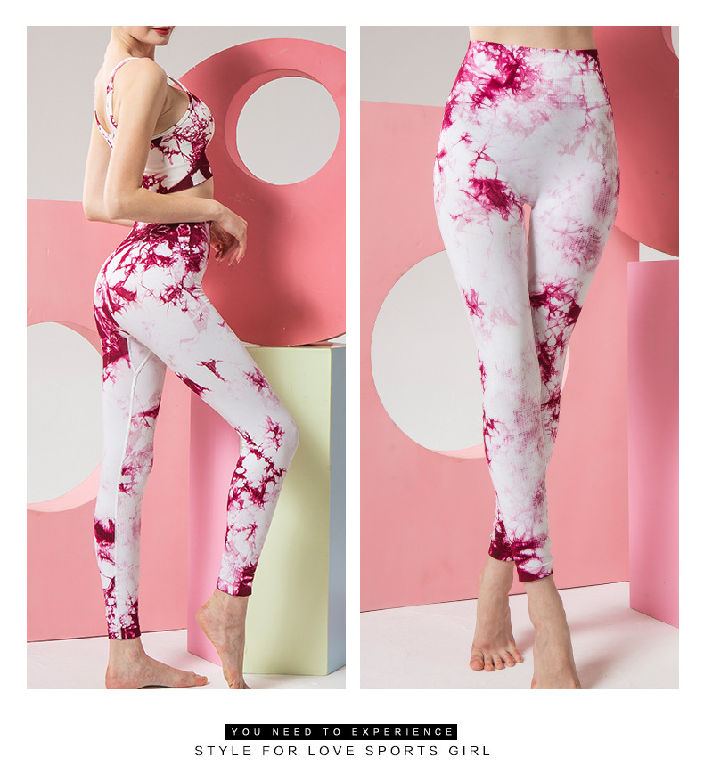 

Women Two Piece Pants Fashion Contrast Tie Dye Fitness Suits Womens Two Piece Sets Actice Outfits Yoga Sweatsuits Hot Sale, Green