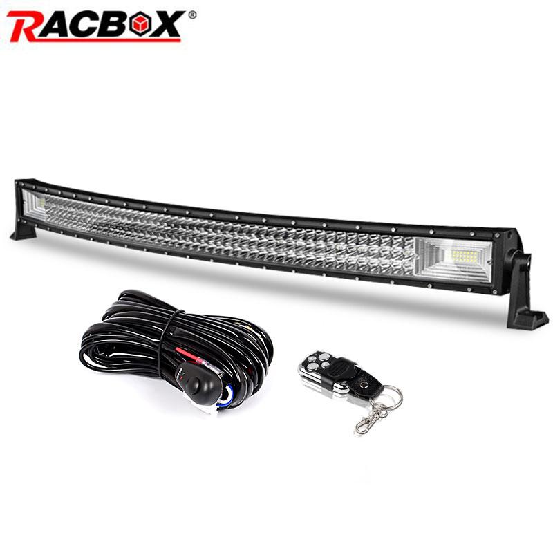 

Offroad Led Bar Light 42 inch Curved Led Work Light Car Roof Bar 25000LM 3 Row Combo Beam For LADA ATV UTV UTE UAZ 4x4 4WD
