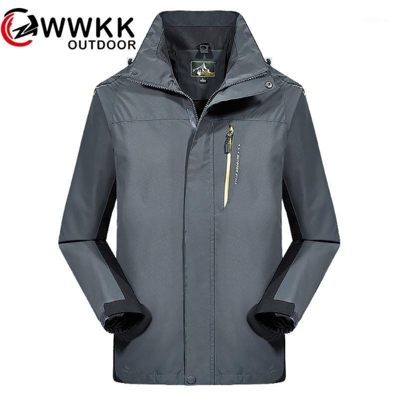 

Male Outdoor Jacket Hooded Hiking Clothes Expedition Light Business Sports Series Windbreaker Multifunctional Camping Enjoy1, Black