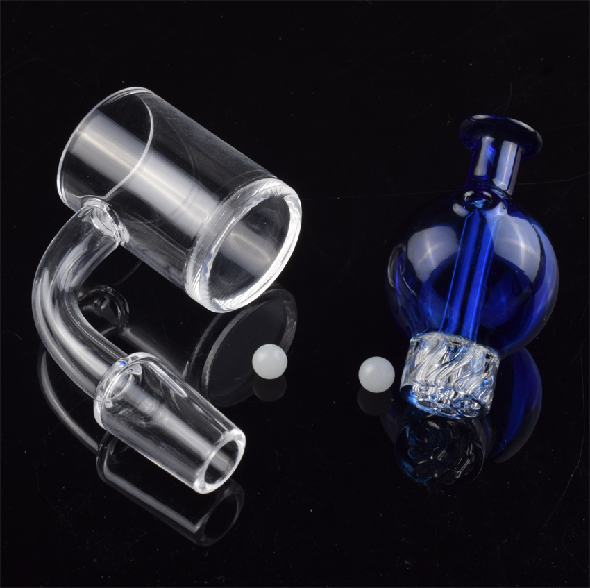 

Latest XXL 4mm Quartz Banger 10mm 14mm 18mm Female Male Quartz Nail with Spinning Carb Cap Terp Pearl For Oil Rigs Glass Bongs
