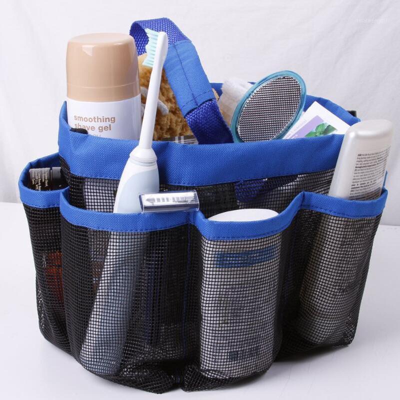 

Women's Hanging Shower Toiletry Bag Makeup Cosmetic Storage Washing Bag Travel Maleta De Maquiagem Female1, Blue