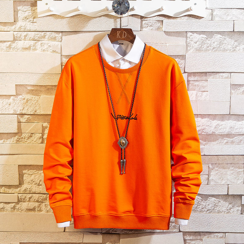 

Male Hoodie spring summer 2020 leisure trend new arrival Korean version wearing hooded sweaters 8T4O, Black