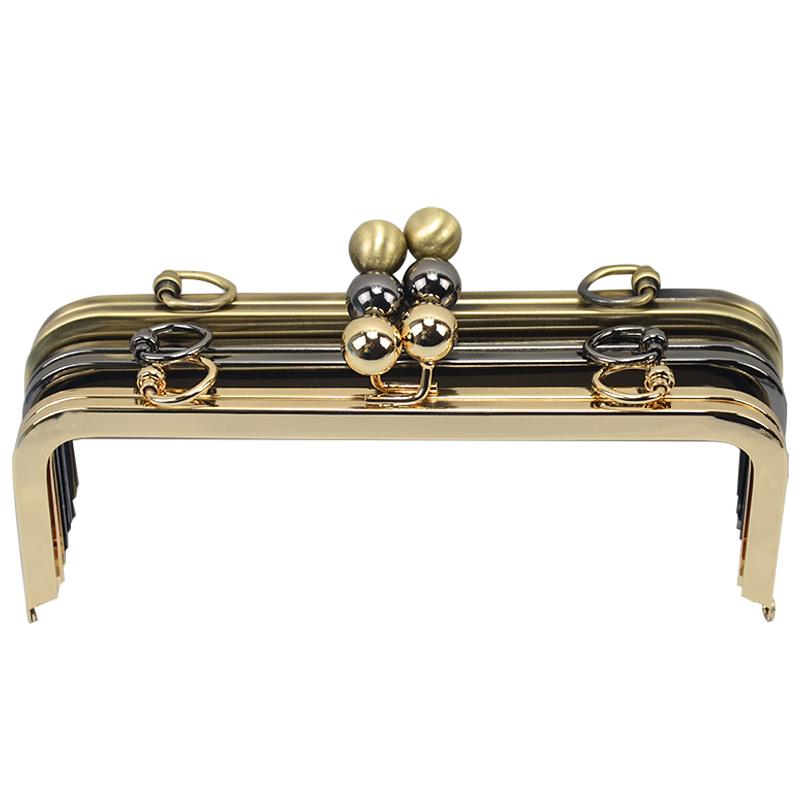 

New 10pcs 20.5cm DIY Clasp Bag Frame Smooth Surface Screw Purse Frame Bags for Accessories Women Clutch Purse Hardware