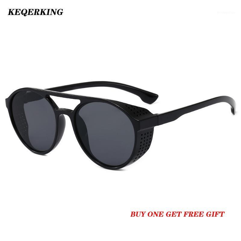 

2020 New Mens Womens Retro Gothic Steampunk Driving Sunglasses Punk TR Frame Sunglasses Fashion1