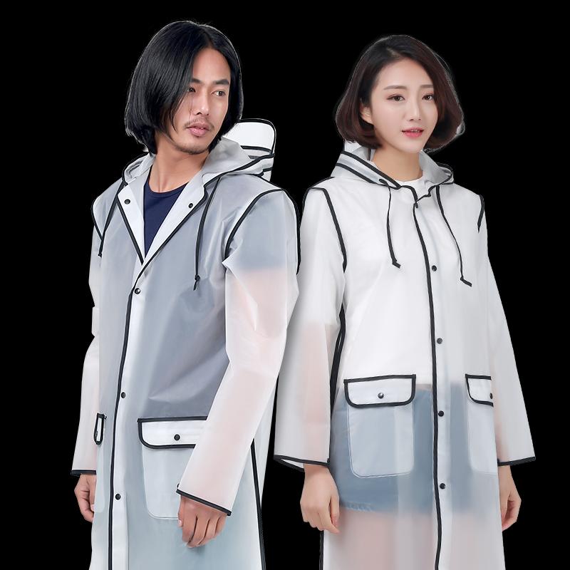 

Long Windproof Raincoat Fashion Outdoor Women Plastic Jacket Men Rain Coats For Girls Capa Para Chuva Girl Rainwear 50YY