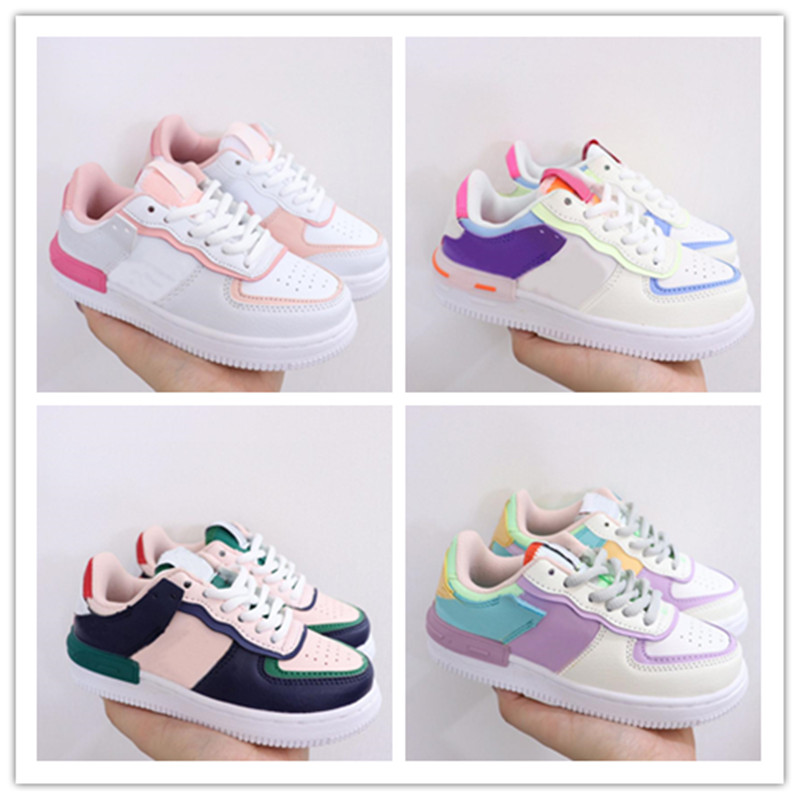 

Kids Outdoor 2020 fashion Classic shoes Children Boy Girl Kid youth Air Skateboarding sports shoes skate sneaker, Black