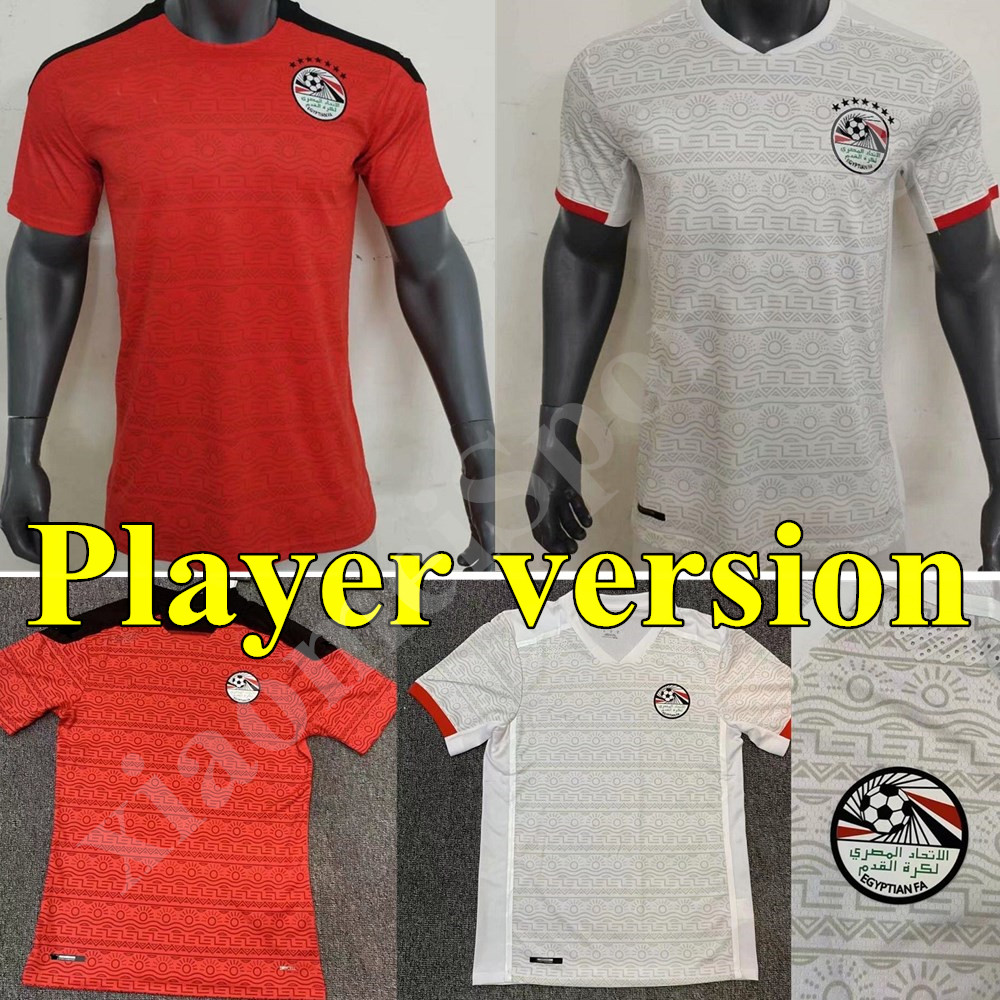 

2020 2021 Player version Egypt maillots de foot soccer jersey national team home away KAHRABA M.SALAH football shirt Camiseta de futbol