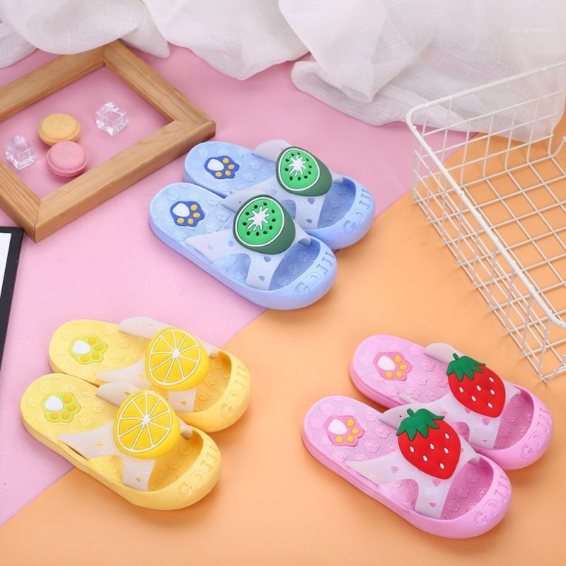 

Children Kids Slippers Infant Kids Baby Girls Boys Cute Slipper Fruit Beach Slipper Summer For Girl And Boy Casual Slippers1, Blue
