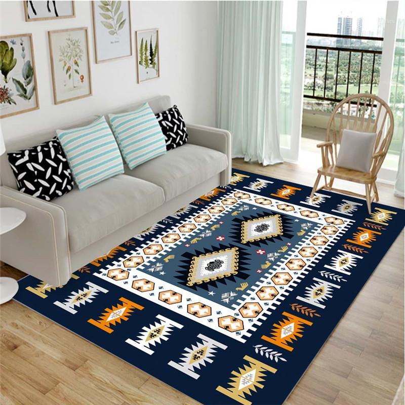 

Simple American Country Style Art Carpet For Living Room Bedroom Anti-slip Floor Mat Geometric Fashion Kitchen Carpet Area Rugs1, 07