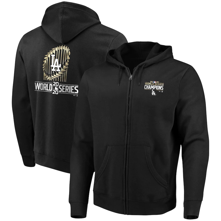 dodgers zipper hoodie