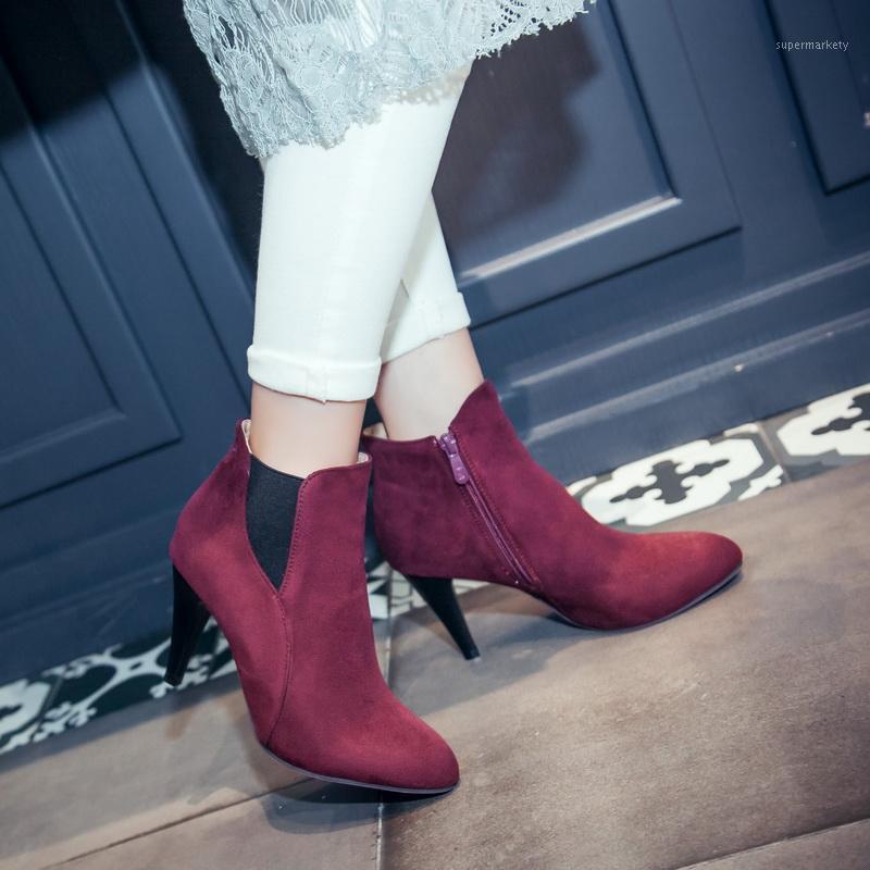

2020 new spring and autumn women's boots thin thin heel women's shoes all-around medium tube comfortable shoes1, Black
