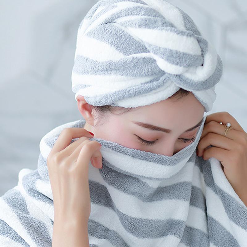 

Women Towels Bathroom Microfiber Towel Rapid drying Hair Towel Bath Towels For Adults toallas microfibra toalha de banho, Pink