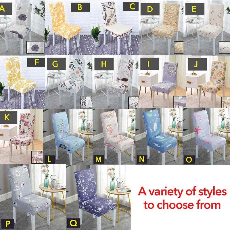 

Multi Color Chair Cover Stretch Spandex Elastic Slipcovers Chair Covers For Dining Room Kitchen Wedding Banquet Hotel Decoration