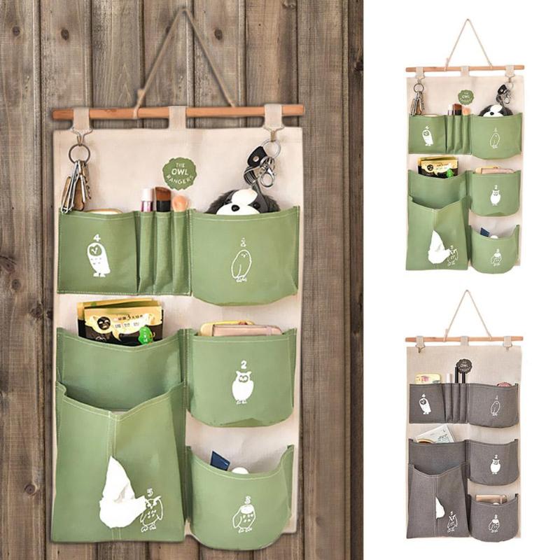 

Home Decorative Wall Door Closet Hanging Storage Organizer Pocket Pouch Bag Useful
