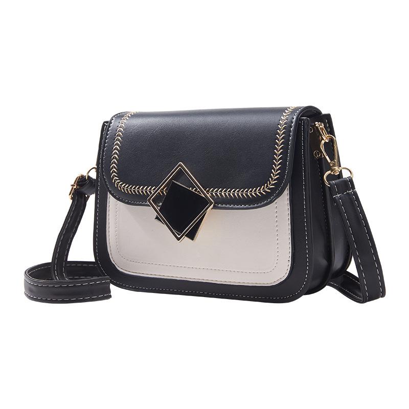 

Bag girl 2021 new fashion bag cover small woman single pu oblique satchel