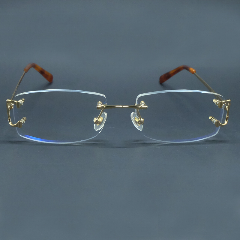 

Transparent glasses of men designer luxury carter eye frames large and clear glass