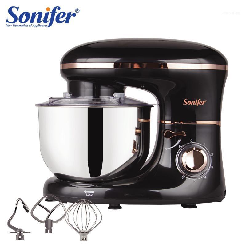 

Commercial Stainless Steel Chef Machine Dough Mixer Household Mixer 5.5L Egg Cream Salad Beater Cake Mixers 220V Sonifer1