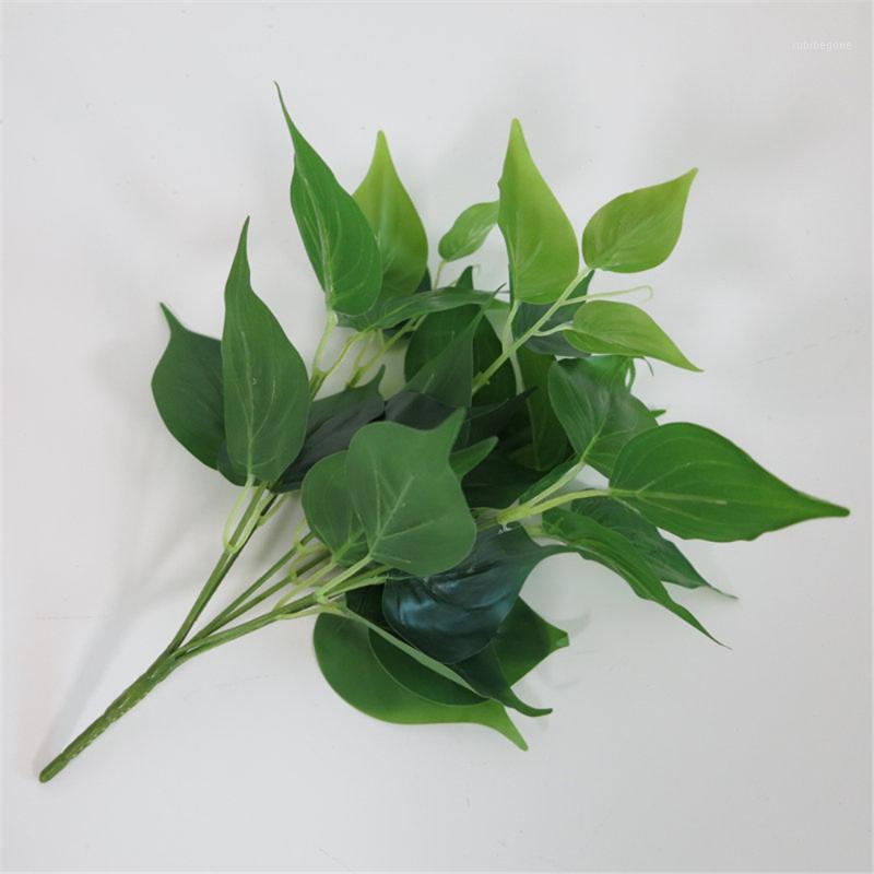 

Bouquet Artificial Plant Tropical Palm Leaves Fake Green Leaf Plants Hoame Balcony Garden Home Wedding Decoration Indoor Desk1