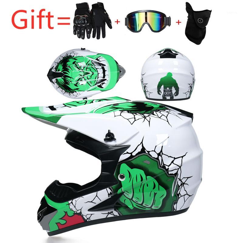 

Three Gift Motocross Helmet Motorcycle Off-road Helmet Atv Racing Motorcycle Full Face Casco Capacetes1, 11