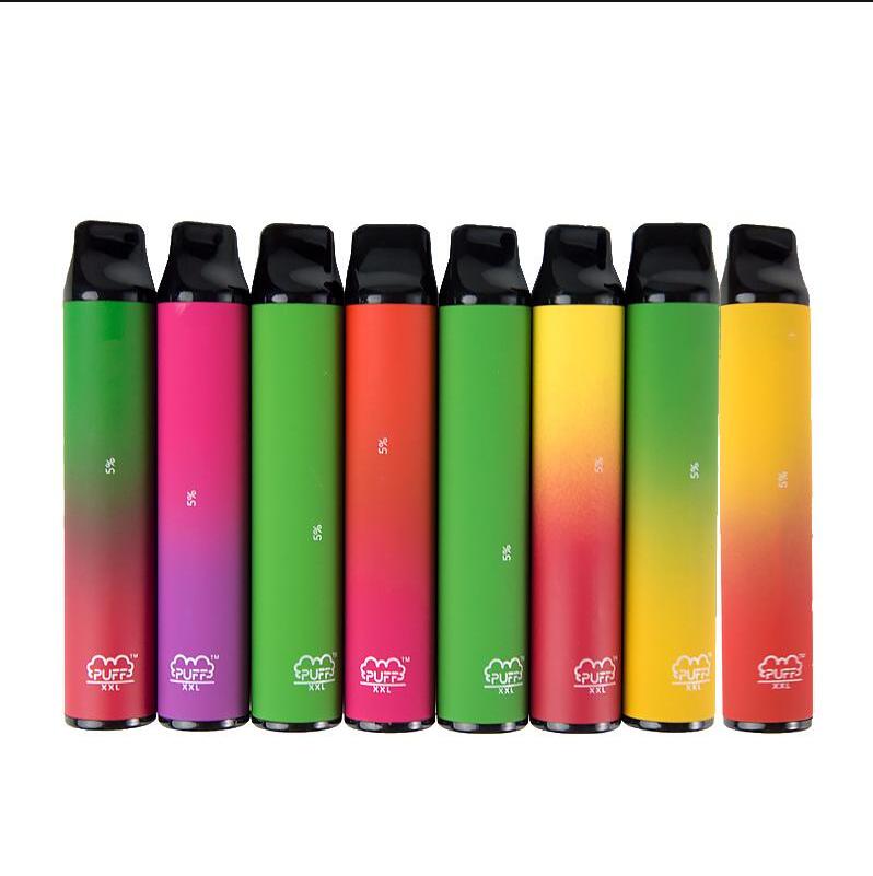 

PUFF XXL Disposable Device 1600+ Puffs 18 Colors Puff Bar Plus Xtra E Cigarette Vape Pen Free DHL Puff Bar XXL