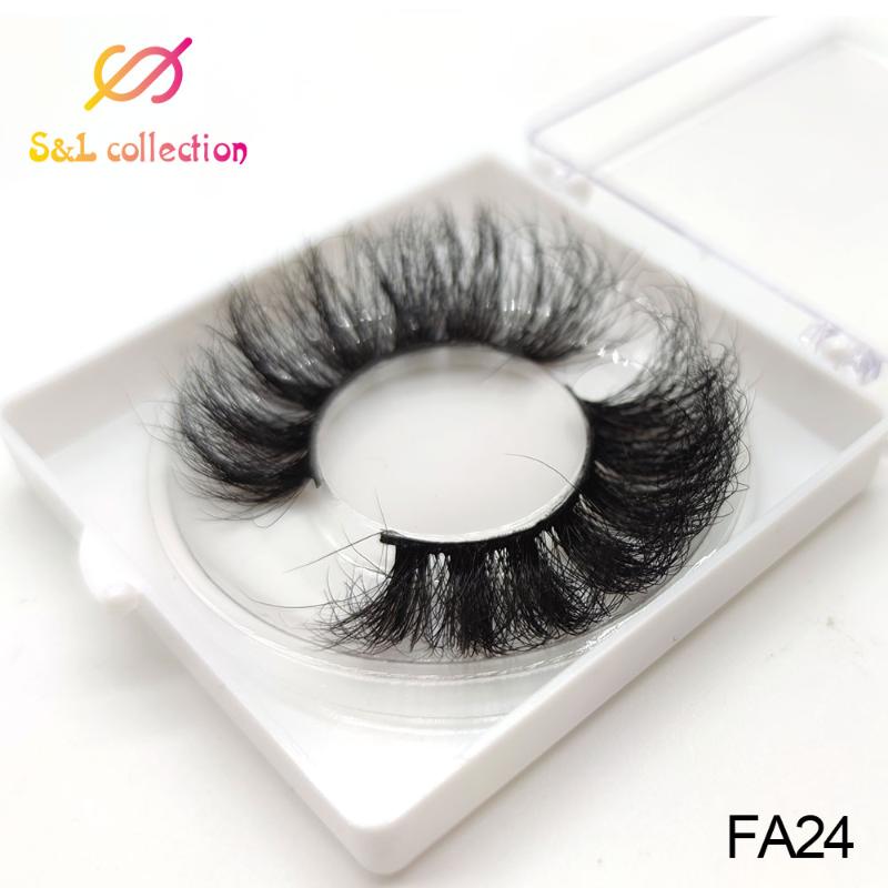

25mm Mink Eyelashes Dramatic Long Natural Lashes Handmade 25 mm 3d Mink Lashes Make Up Vendors Fake Eyelashes