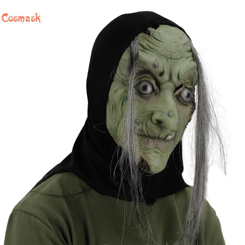 

Halloween Old Woman Witch Fairy Tale Old Witch Party Props Headgear Latex Horror Mask Masquerade Horror Mask