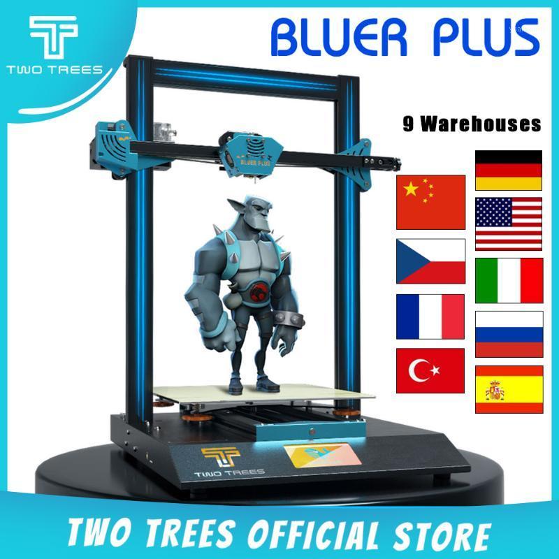 

TWO TREES 2020 NEW BLUER PLUS MKS board BMG extruder 0.9 stepper motor 3d impresora 3D printer Automatic level PEI Sheet TMC22091