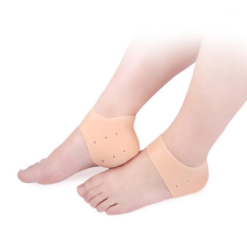

Women Silicone Anti-Cracking Heel Cover Relieve Heel Pain Moisturizing Training Dance Men Socks Dry Cracked Foot Protection1, Black