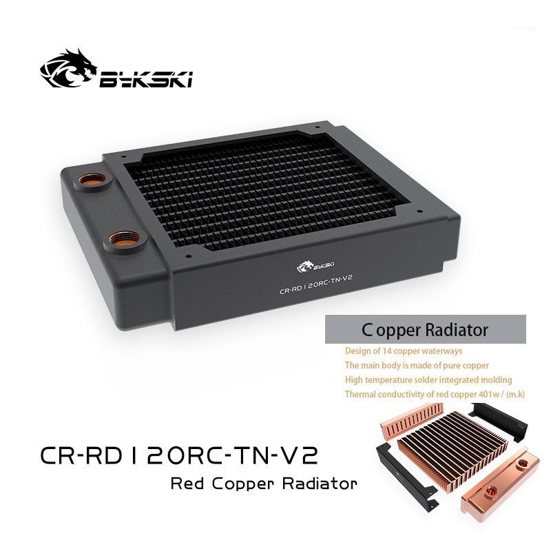 

Bykski Copper Radiator 120MM 30MM Thick Water Cooling Radiator Heat Exchanger Computer Heatsink For 12CM Fan CR-RD120RC-TN-V21