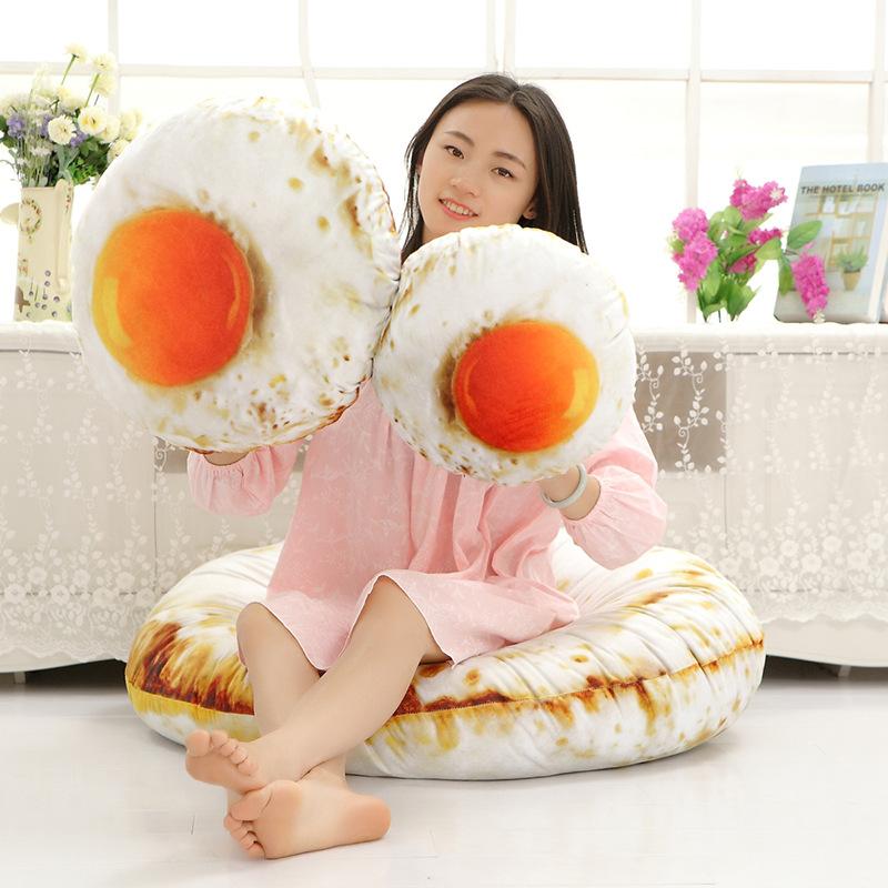 

Omelette Pillow Simulation/Omelette Body Cushion Creative Pillow Decorative Plush Nap Cushion Kids Toy Birthday Gift For Friend