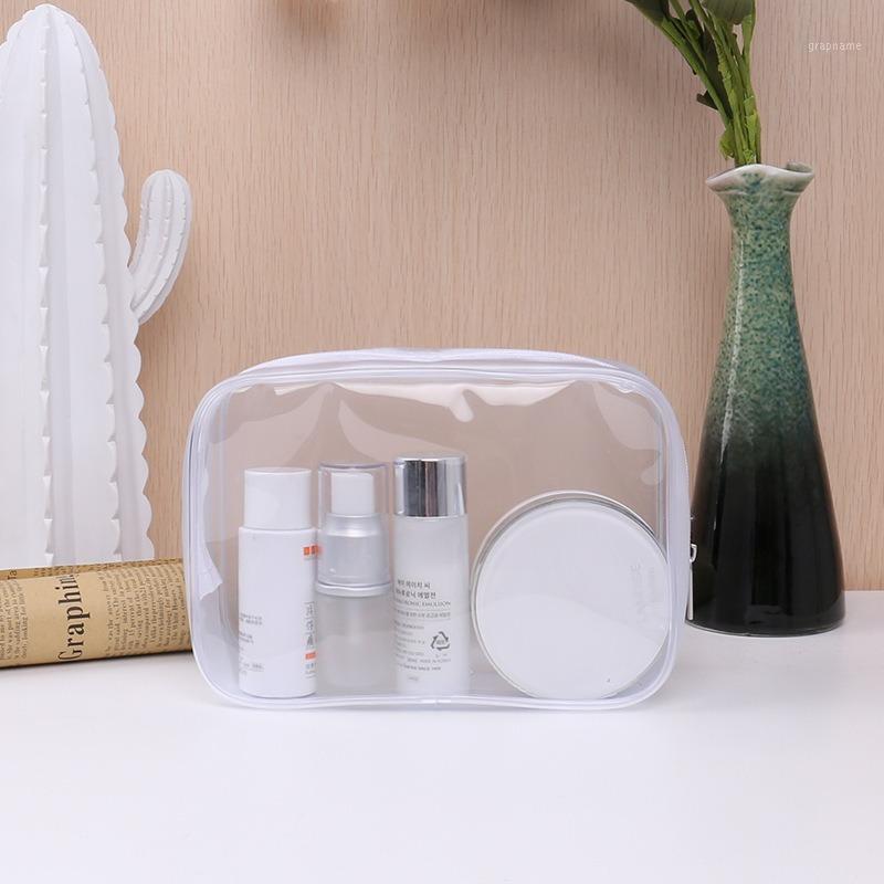 

2020 new ladies cosmetic bag transparent cosmetic bag portable hand large capacity storage women's1, Small