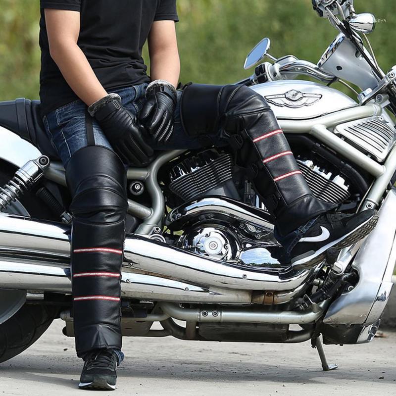 

PU Fabric Leg Warmer Waterproof Motorcycle Protective Kneepad With Reflective Strip  Knee ProtectorKnee Guard Moto1