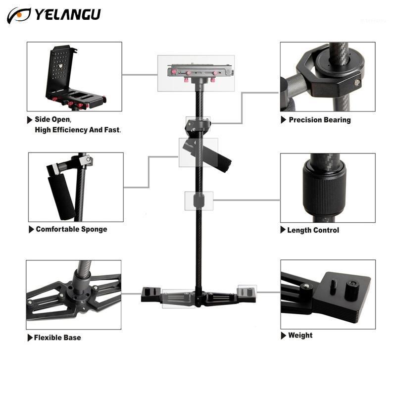 

YELANGU YLG-0108F For Sony Canon Camera Video 1/4'' Screw Stabilizer Handheld Mechanical Spider Stabilizer Comodo Quick Release1